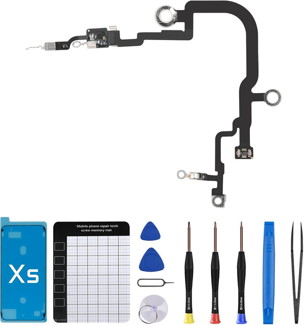 for iPhone Xs Bluetooth WLAN Antenna Flex Cable Replacement for iPhoneXS Bluetooth Signal Wireless Connection Antenna Part XS with Fix Tool Repair A1920 A2097 A2098 A2100