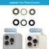 MEEFIX 2pcs/Set 15 Rear Camera Lens Replacement for iPhone Pro Max with Pre-Installed Adhesive & Heat Protective Films