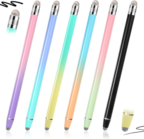 IANFAN 6 Pcs Stylus Pens for Touch Screens, Tablet Pens with Precision Double