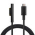 Nylon Braided Charging Cable for Microsoft Surface Pro 7/6/5/4/3/Go3/2/1 & Laptop 4/3/2/1, 6ft, 45W 15V 3A USB-C (Black)