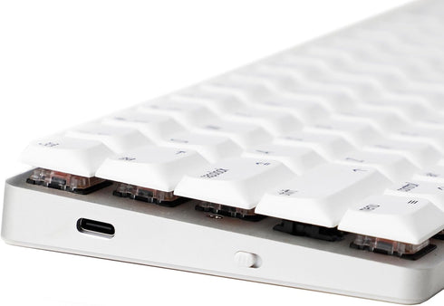 YMDK 127 Ultra-slim Mac Style MX Low Profile Dye Sub PBT Keycaps for 61 64 68 75 84 87 96 108 Layout Mechanical