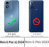 Clear Case for Moto G Play 2024 with 2pcs Screen Protector, Flexible TPU Shock-Absorption for Motorola