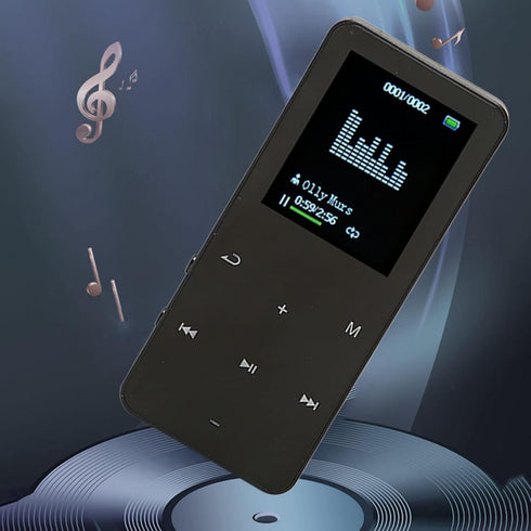 Vikye MP3 8G 4.2 1.8 Inch 128GB Player with Memory, Bluetooth Portable Music Player Noise Reduction with Screen