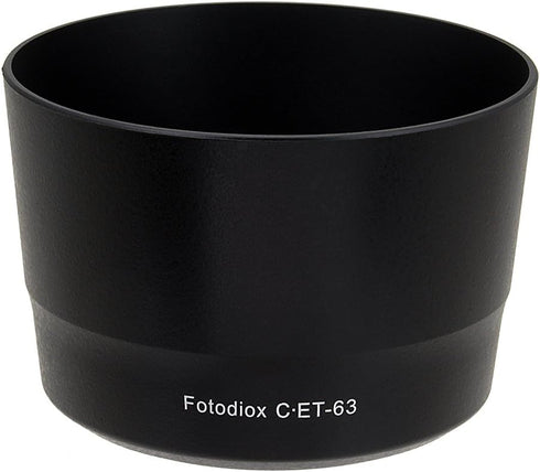 Fotodiox Lens Hood Replacement for ET-63 Compatible with EF-S 55-250mm f/4-5.6 IS STM Lens