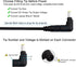 Universal Laptop Charger 90W Slim AC Adapter - Power Supply Cord with Dual USB Ports for Most Notebooks