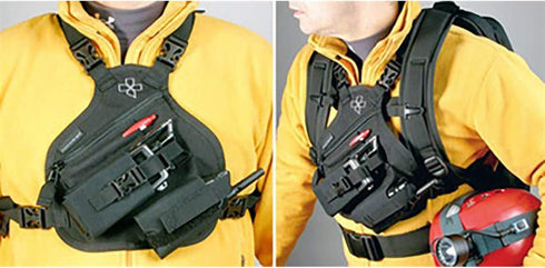 Radio Chest Harness Rig for 2 Way Radio, GPS, and Hand Held Electronics (RP-1 Scout)