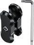 BRCOVAN Aluminum Alloy Anti-Theft Double Socket Arm | Compatible with RAM Mounts B Size 1'' Ball