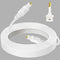 60 feet White Optical Audio Cable, Slim Toslink Digital Fiber Optic Audio