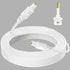 60 feet White Optical Audio Cable, Slim Toslink Digital Fiber Optic Audio