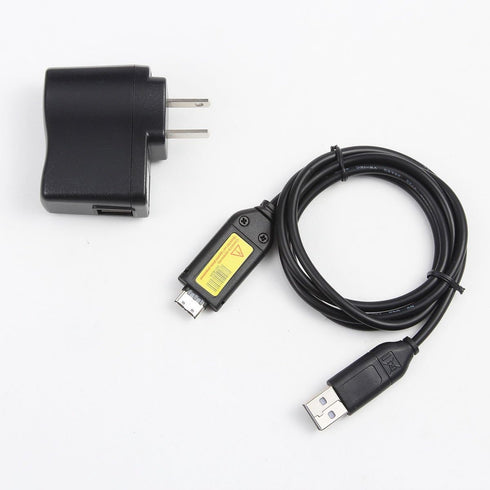 MaxLLTo 1A USB AC Power Adapter Battery Charger Cord for Samsung SL620, SL630, SL50 Camera
