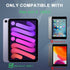 Clear Case for iPad Mini 7 A17 Pro/Mini 6 with Pencil Holder, Ultra Slim, Lightweight, Soft TPU Back Cover