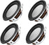 uxcell 3W 4 Ohm Micro Internal Speaker Magnet Loudspeaker, 40mm Dia (4pcs)