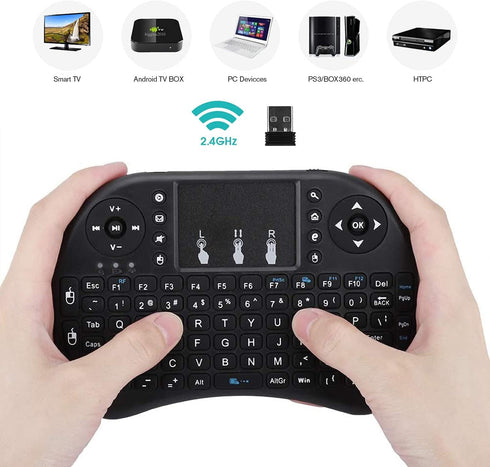 Mini Keyboard for Smart TV PC for Android Devices