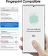 amFilm 3D Curved Tempered Glass for S22 Ultra Screen Protector Samsung Galaxy 5G 6.8 Inch, UV Gel Application (2 Pack)