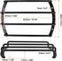 Unifizz Universal 8 Inch Black Metal Car Auto Bar Grille Subwoofer Speaker Grill Cover for Auto Car