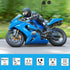 Motorcycle Helmet Wireless Bluetooth Headset - Slim 0.27 inches Headphones with Microphone Sound System for Helmets