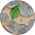 Blue Green Oil Painting Flower Leaf PopSockets Standard PopGrip