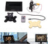 EKYLIN 7" TFT LCD Car Rearview Monitor, Remote Control, 2 Channels RCA Video Inputs, 12-24V 800480HD Screen