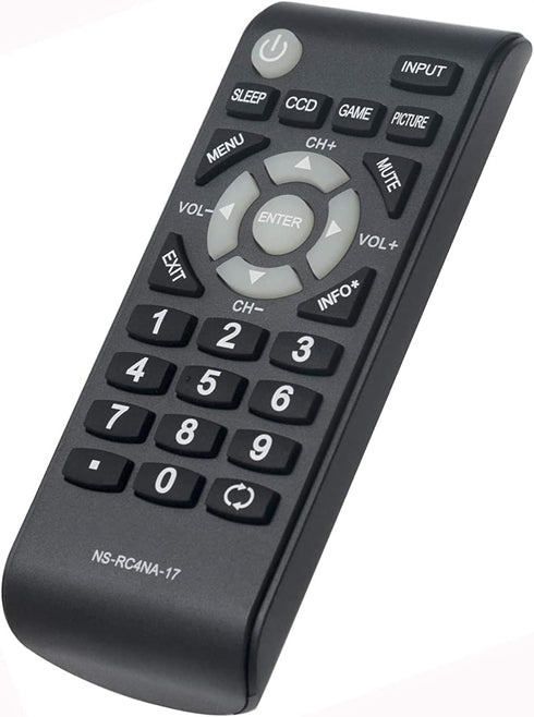 Beyution NS-RC4NA-17 Replacement Remote Control for Insignia TV Models NS24D310NA17, NS-24D310NA17, NS24D510MX17,