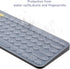 Keyboard Cover for Logitech K380 Multi-Device Bluetooth Keyboard, Transparent Silicone Protector Skin