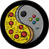 Yin Yang Pizza Video Game Controller PopSockets Standard PopGrip - Food Gaming for Boys Men