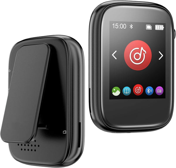 Colorcool Mp3 Player with Bluetooth 5.3, Portable Kids Music Player with Clip on