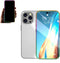 Privacy Screen Protector for iPhone 14 Pro, Tempered Glass Electroplated Color Edge Anti-spy Film, 6.1 Inch