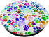 colorful dog paws as print PopSockets Standard PopGrip