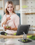LISEN Adjustable iPad Stand Holder for Desk, 2024 iPad Accessories for Computer, Kindle Table Mount/Monitor/PS/Switch,