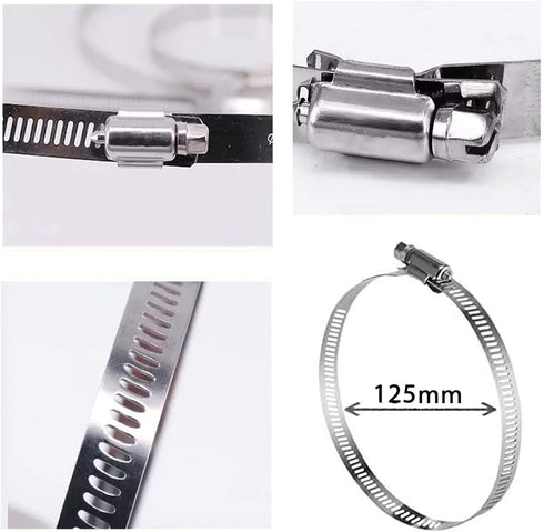WiTi Universal Vertical Pole Mount for Security Camera, Solid Metal Corner Bracket with 2 Loops