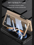 Compatible Case for Samsung Galaxy Z Fold 4 5G - 9H Screen Protector with Hinge Protection and Kickstand