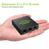 LiNKFOR Digital Optical Audio Splitter - 1x3 SPDIF Toslink Aluminum Alloy with Optical Cable Support