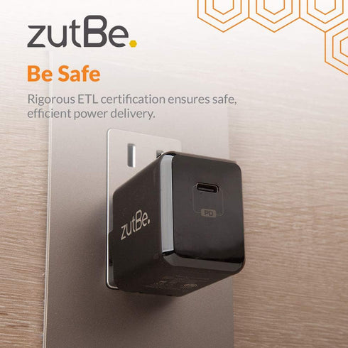 USB-C 29W Wall Charger, Foldable Plug, Fast Charge Power Delivery PD for iPhone 15 Pro Max, 14, 13, 12, iPad Pro, Galaxy