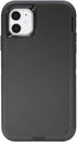 WallSkiN Case for iPhone 11 (6.1") Heavy Duty Military Grade Drop Protection Cover with Clip Stand – Black