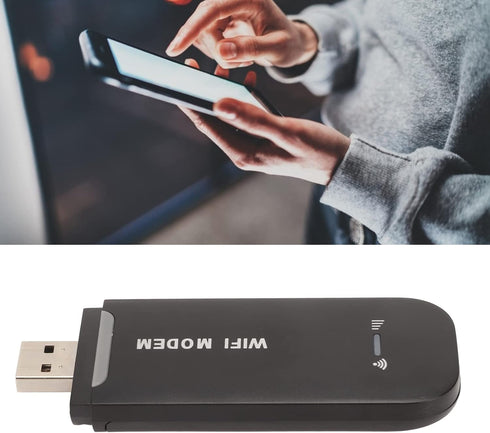 Zunate 4G (B1/B3/B5 B1 10 LTE WiFi Router for Mobile Hotspot FDD, WCDMA) | USB Plug and Play, Connects Up to Users |