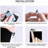 Generic 5 10, (5 Webcam Cover Sticker Slide - Camera Privacy Security Protect for Phone Laptop, Black or White, or Cell