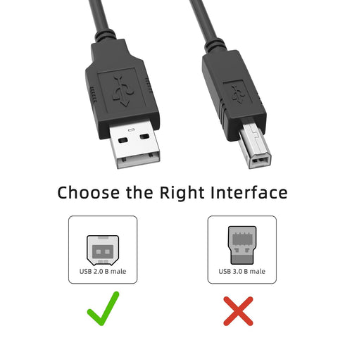 XMHEIRD 6ft BR-800 BR-600 USB Cable for BOSS Digital Recorder Interface Laptop PC Data Cord