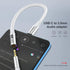 MOSWAG USB Type C to 3.5mm Headphone Jack Adapter, Audio Adapter for Samsung Galaxy S23 S22 S21 S20, Pixel