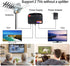 BEFORE 2026 Outdoor,150+Mile 360 Rotation,33FT RG6 2 TVs,4K 1080p Digital HD TV Antenna Motorized Degree Coax Cable