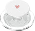 PopSockets MagSafe PopGrip for iPhone - Rose White Minimalist Heart