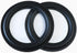 Rubber Ring 2PCS 6.5 Inch Black Speaker Foam Edge Surround Rings Repair Kit for DIY Speaker Repair