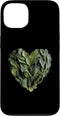 Spinach Heart Design Vegetable Spinach Heart Case for iPhone 13