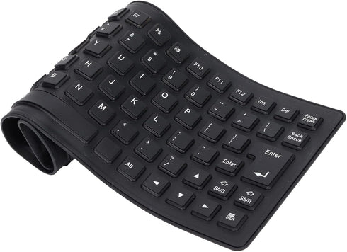 Estink 85 Keys Silicone Keyboard, Portable USB Wired, Fully Sealed Design, Lightweight, Silent for Desktop PC Laptop