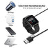 LIFEBEE Smart Watch Charger, Magnetic USB Charging Cable Replacement for ID205L ID205S ID205U, 3.3Ft, Black