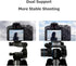 LINKCOOL 67 Inch Lightweight DSLR Tripod Camera Stand for Canon Nikon Sony, Detachable 3 Way Pan Head, Remote & Phone