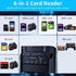 Mugast 5.25 inches 3.0 3.1 M2, 64G Internal Card Reader, USB Interface Multifunction Internal Card Reader Dashboard PC