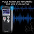Aomago 64GB MP3 Digital Voice Recorder Voice Activated Recorder for Lectures, Meetings, Interviews Audio Mini Recorder