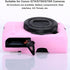 Pocoukate Silicone Camera Body Case for Canon G7X/G7X Mark II/Mark III with Optical Screen Protector