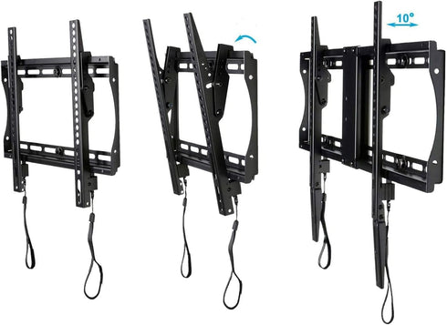 VideoSecu Tilt TV Wall Mount Bracket for Most 23"-85" LCD LED UHD Plasma TVs with Magnetic Stud Finder