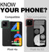 ENCASED Pixel 4a Case with Screen Protector (Rebel Shield) - Rugged Full Body Protective Cover for Google Pixel 4a -